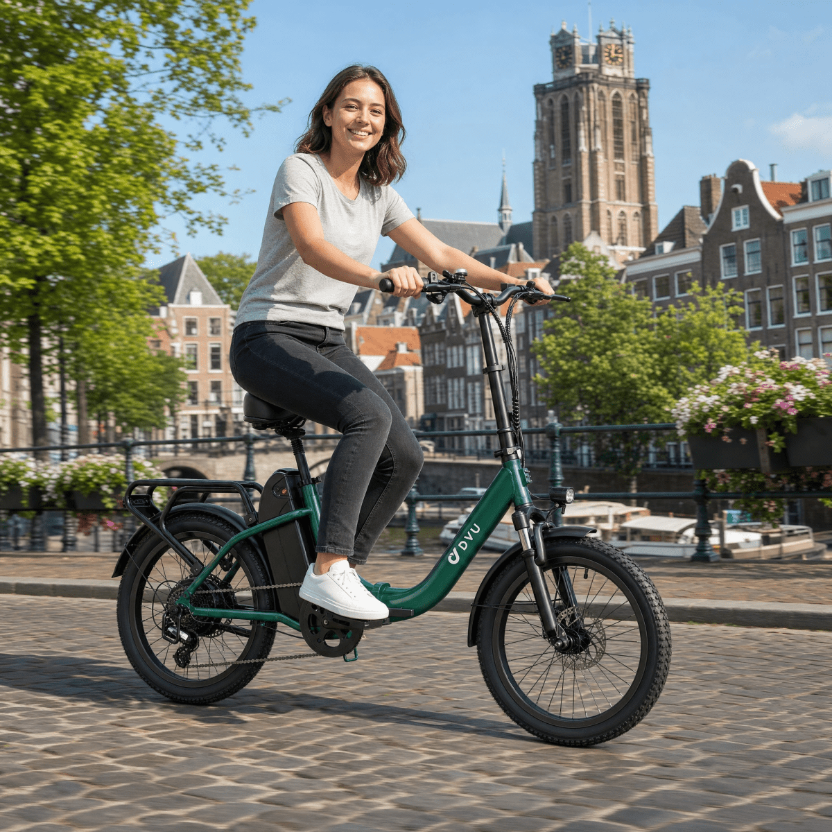 DYU C9 E - Bike Groen - Voordeelscooters.nl