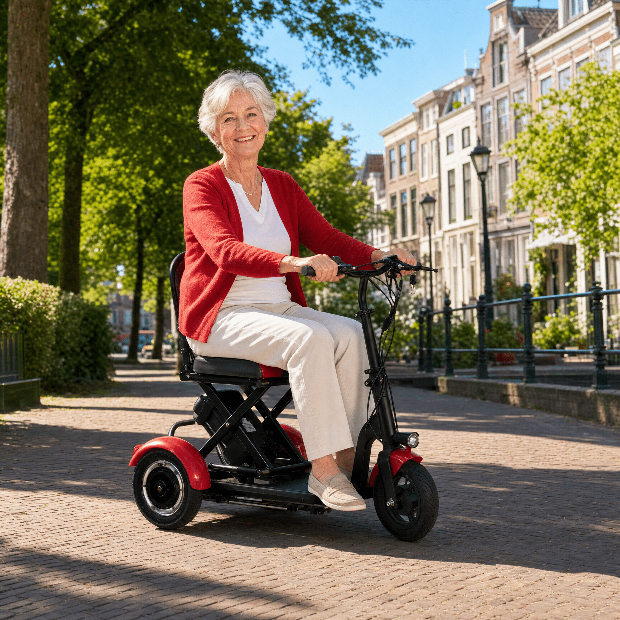 IVA Traveler 300 Rood - Voordeelscooters.nl