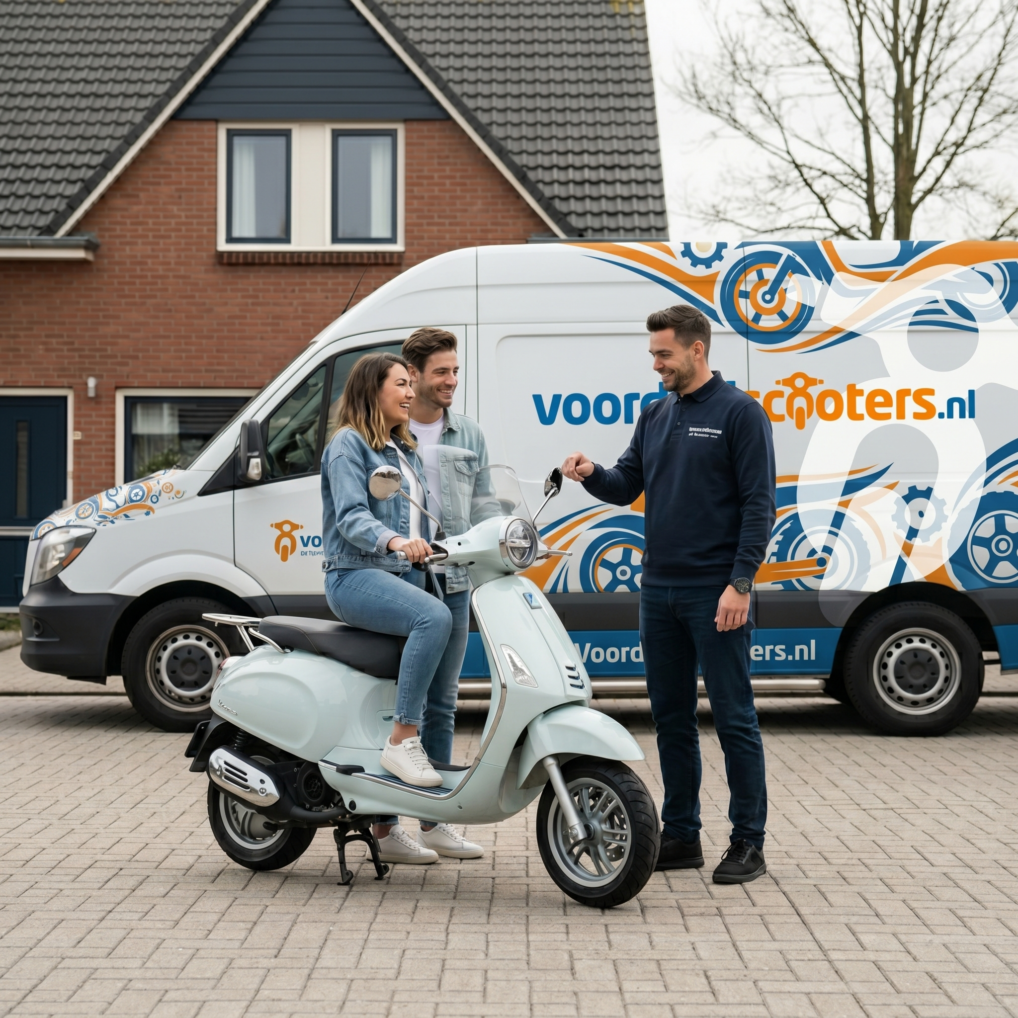Bezorging aan huis Voordeelscooters